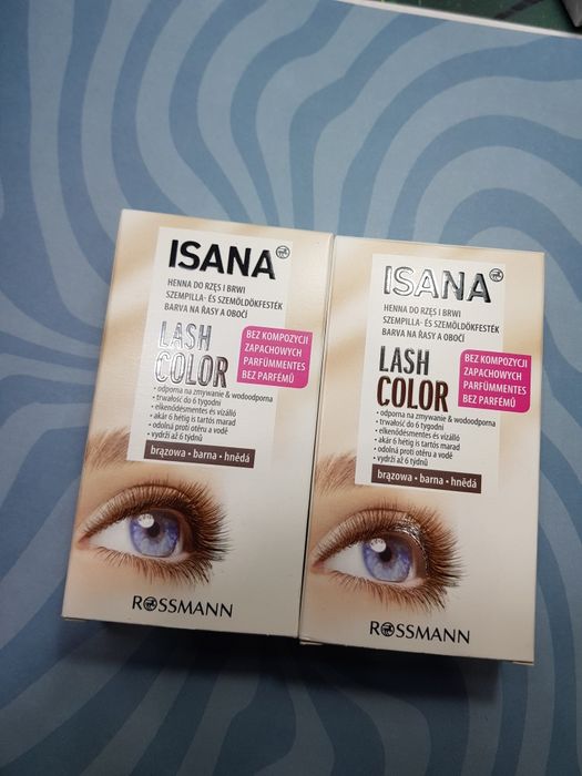 2× Henna do brwi i rzęs ISANA