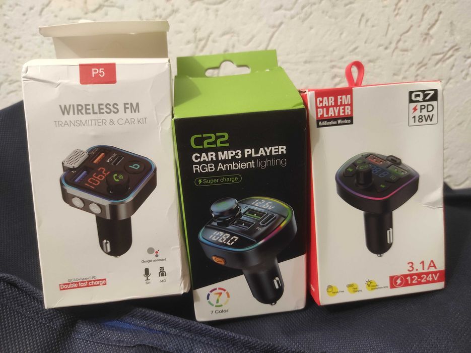 Fm MP3 Bluetooth модулятор з мікорофоном