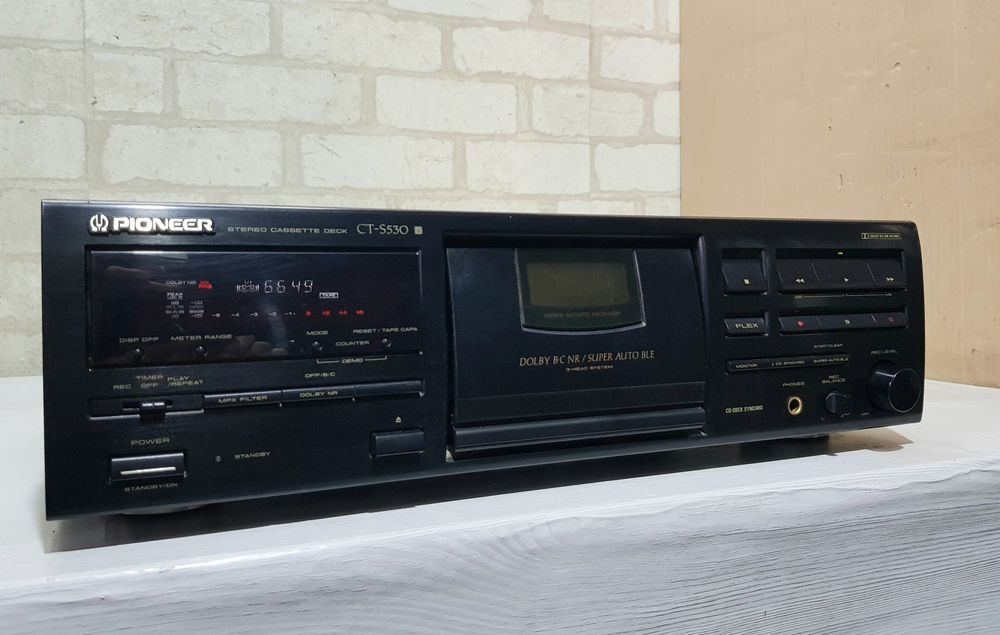 3 HEAD Стерео касетна дека/касетная Pioneer CT-S 530 б/у з Німеччини