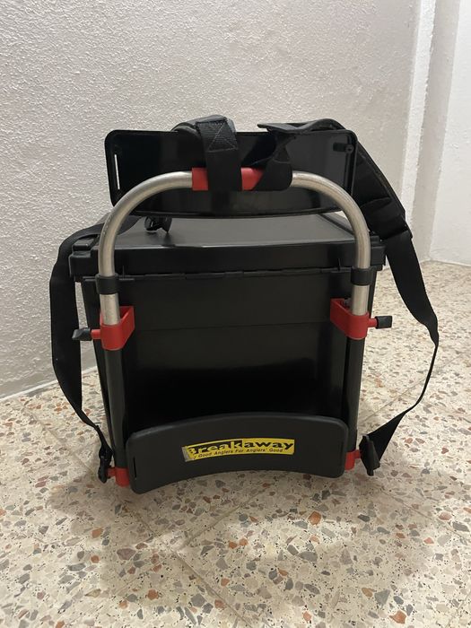 Cadeira de pesca de mochila e com caixa
