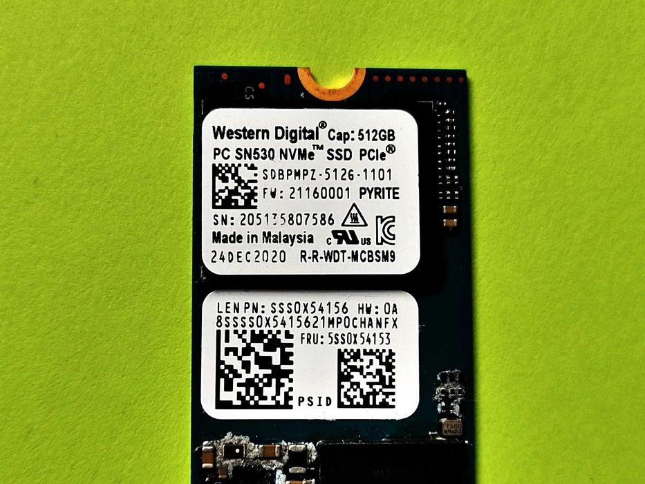 SSD M2 NVMe 512GB WD sN530 - 2242