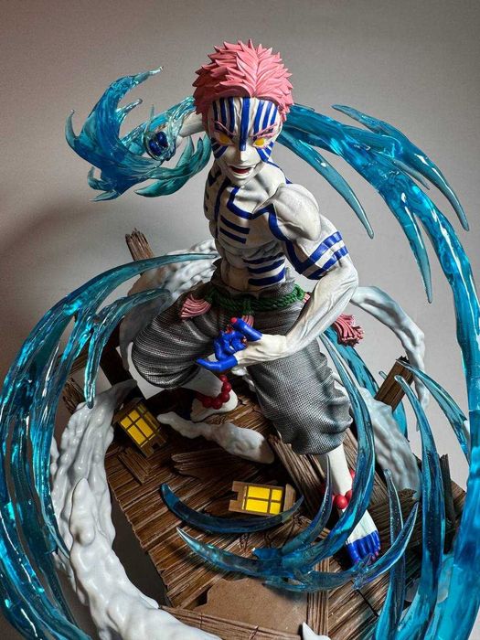 Figurka Akaza (Demon Slayer) 30 cm | Druk 3D | Ręcznie malowana
