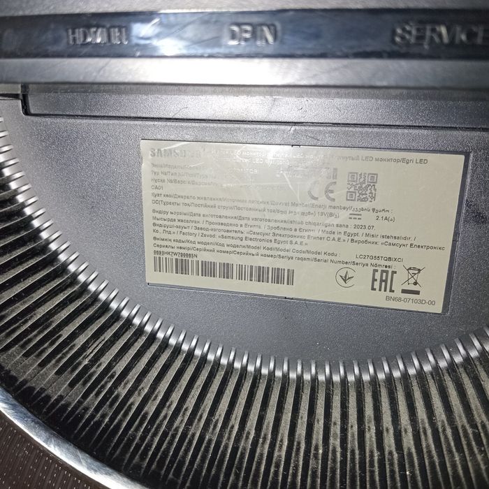 Монiтор samsung на запчасти