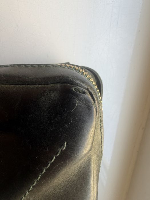 Шкіряна поясна сумка Blanknote Dropbag Mini зелена