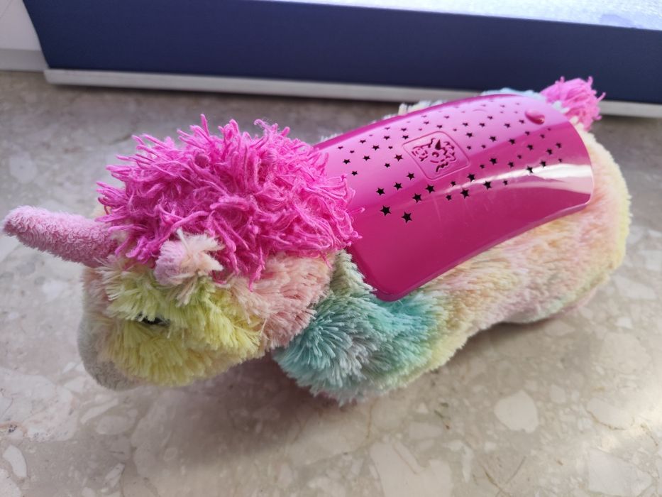 Projektor poduszka maskotka jednorożec