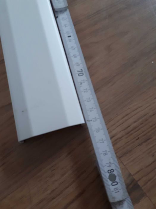 Maskownica kablowa tv biała 75 cm