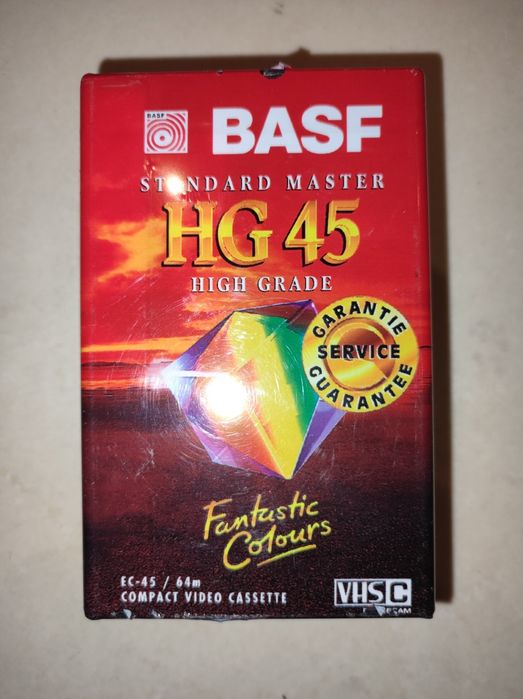 Kaseta VHS BASF HG 45 do kamery video