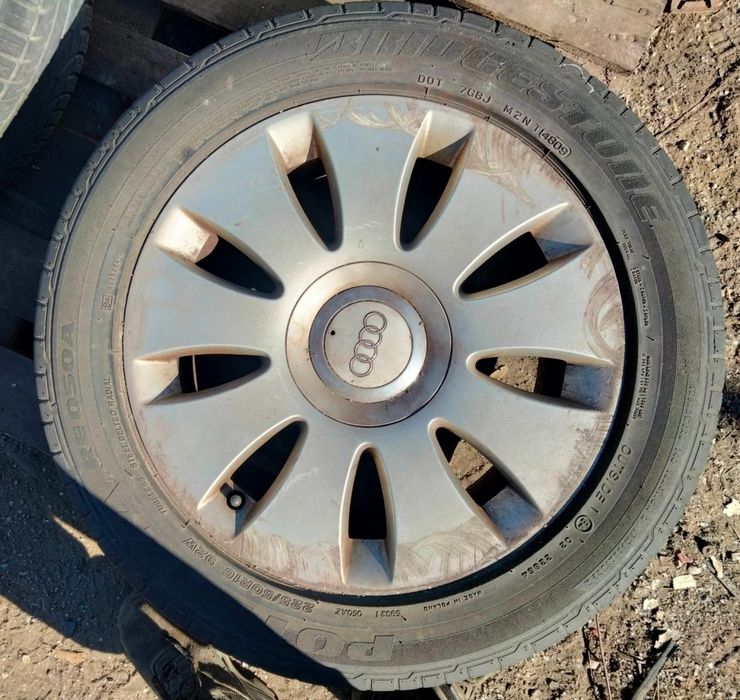 Jantes Audi R16 Com Pneus 225/50 Furação 5X112