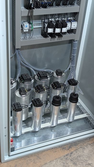 Компенсация реактивной мощности АУКРМ изготовление  монтаж