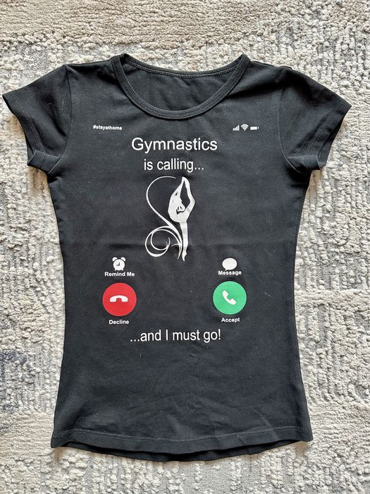 Футболка для гимнастики