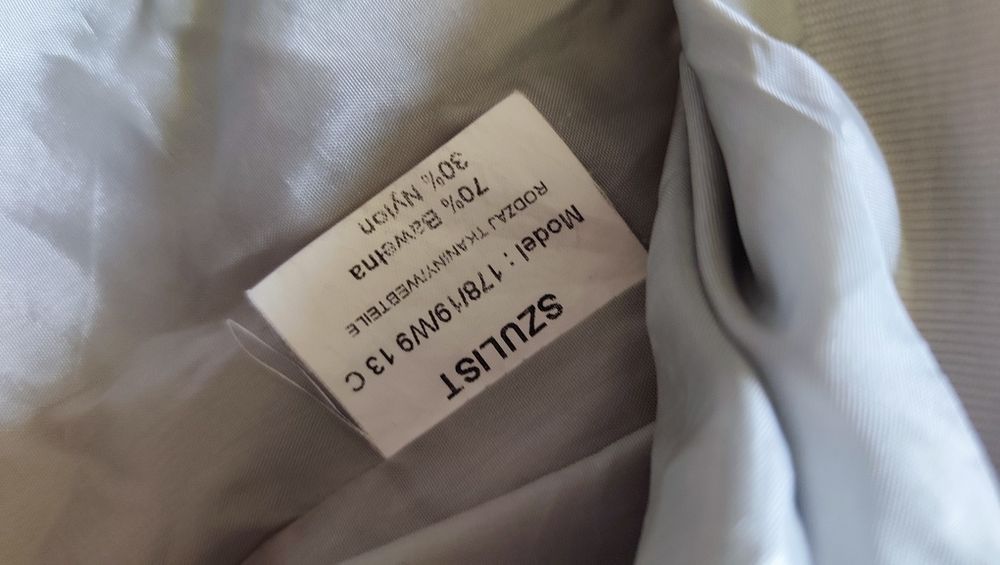 Trencz/płaszcz bawełna i acetat S/M