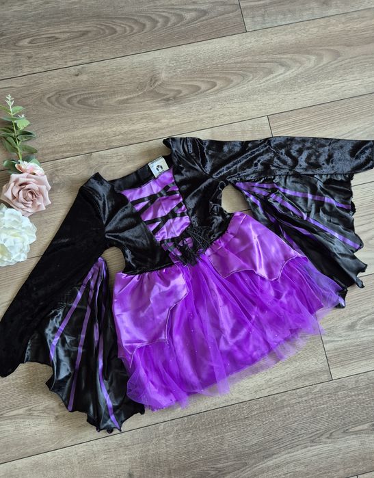 Sukienka na halloween Karnawał nietoperz 104
