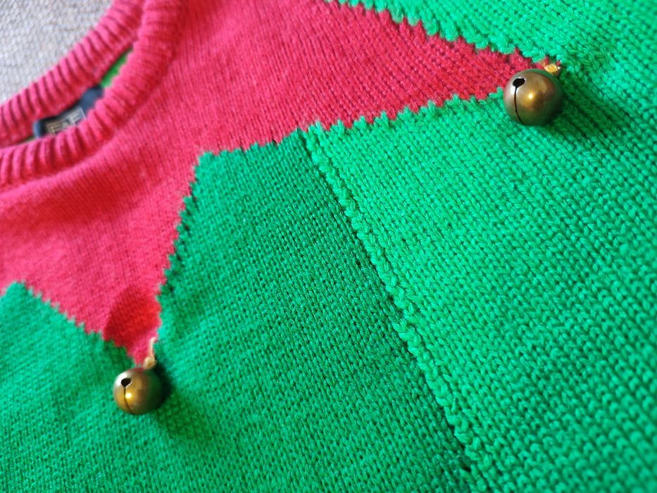 Светр святковий новорічний ельф /М