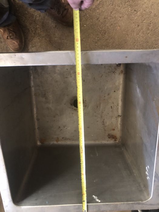 Tanque pequeno de inox