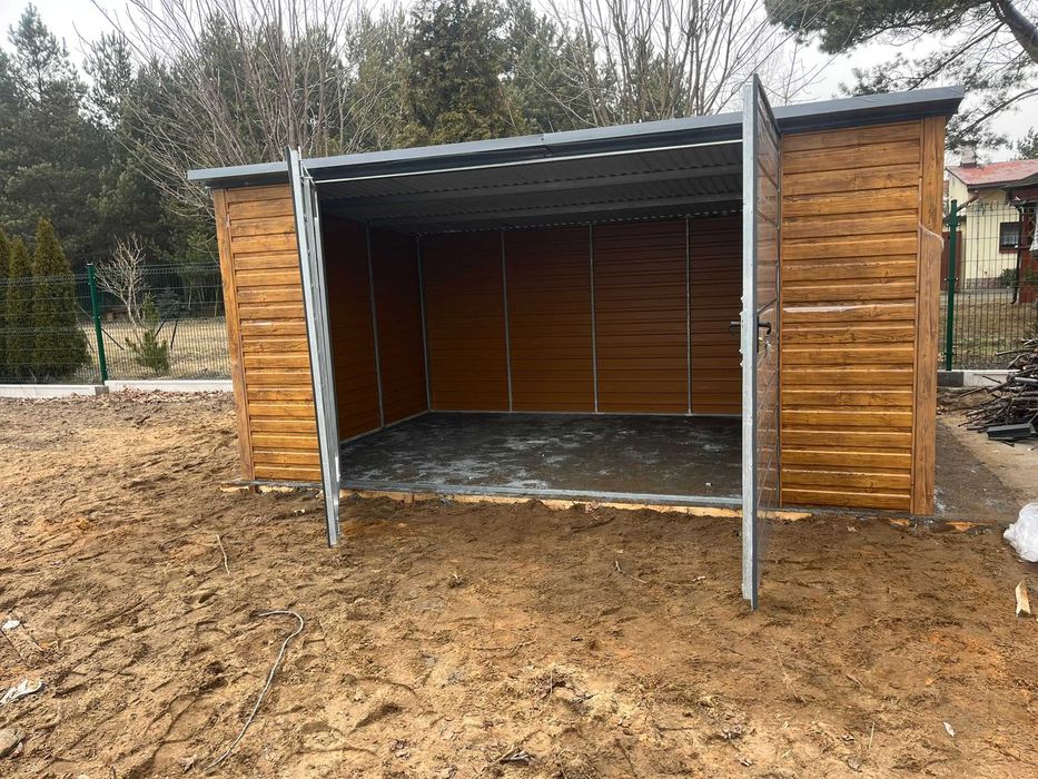 Garaż blaszak 4x2 Garaż blaszany schowek magazyn mały garaż 2x3 3x5