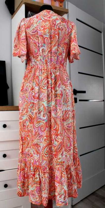 Dunnes długa wiskozowa sukienka 36/38