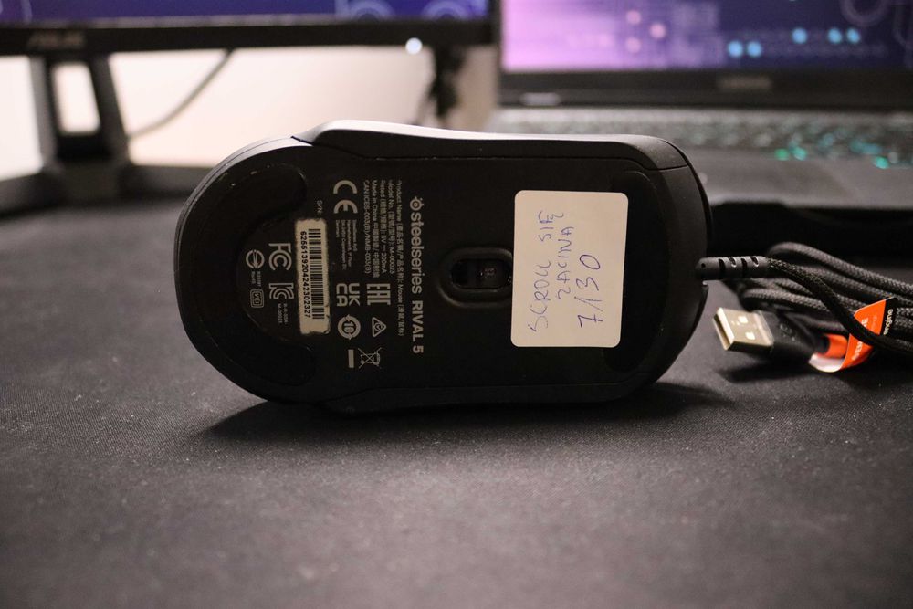 Steelseries RIVAL 5 USB Typu-A Optyczny (7130)