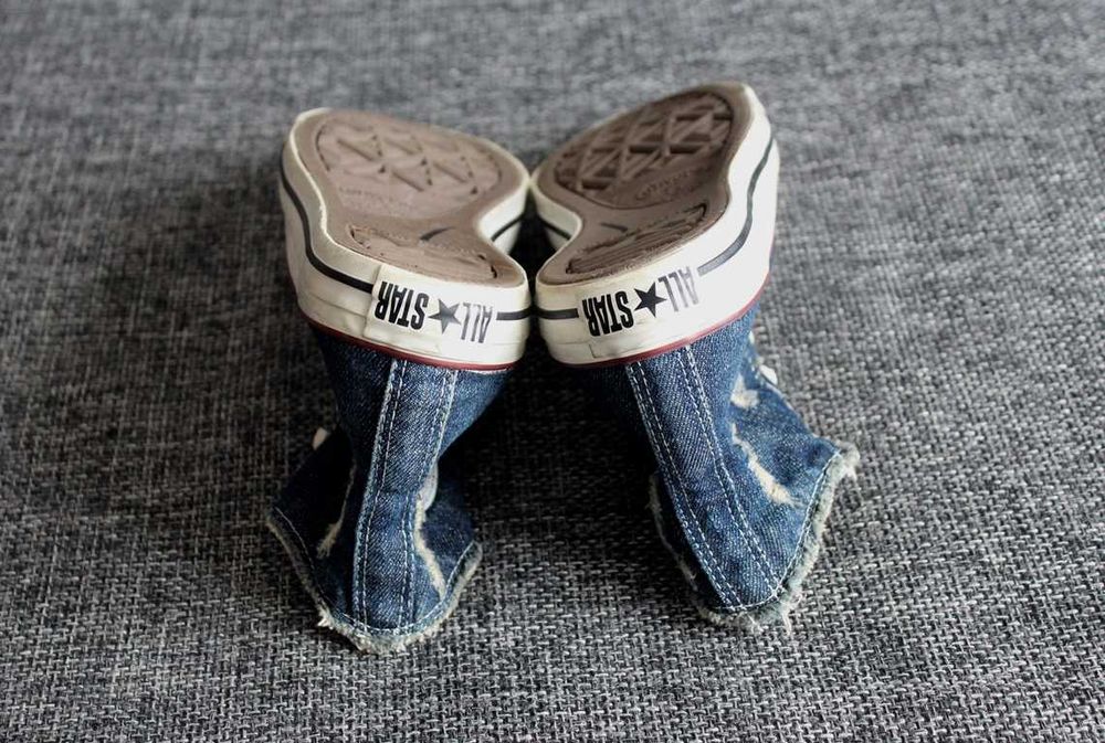 Кеди Converse Chuck Taylor All Star Hi Distressed Denim Ориг 40-40.5р