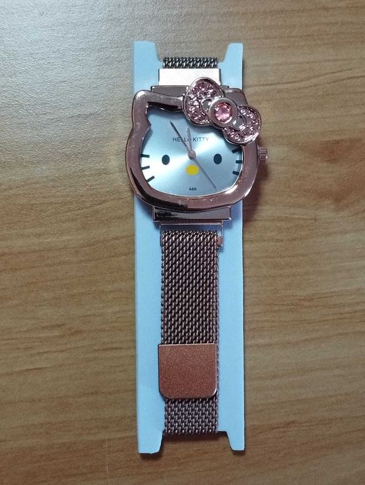 Relógio Hello Kitty Rosegold NOVO