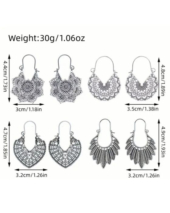 Brinco Mandala Aço Inoxidavel