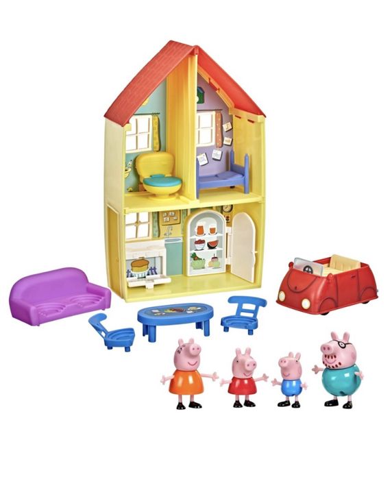 Свинка Пеппа з Машинкою Peppa Pig Peppa Hasbro будиночок будинок house