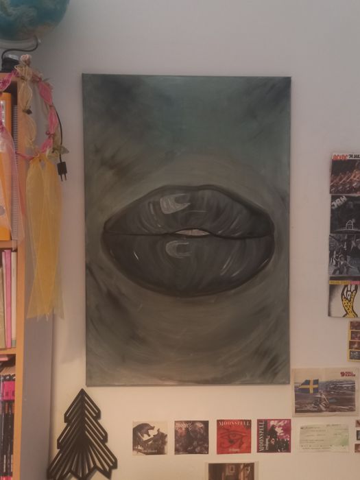 Quadro pintado á mao