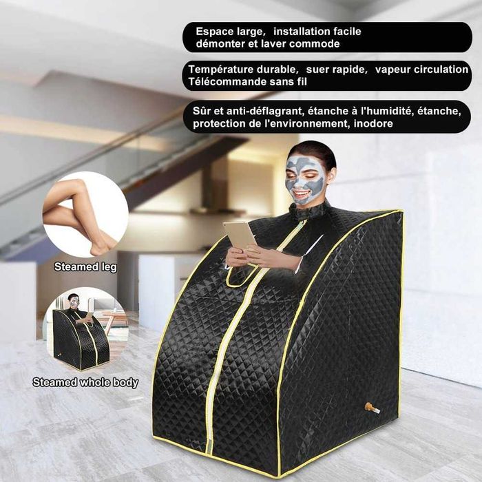 Sauna doméstica a vapor, portátil, SPA, Nova