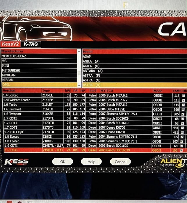 Kess 2.80 + Da Vinci + Programy !