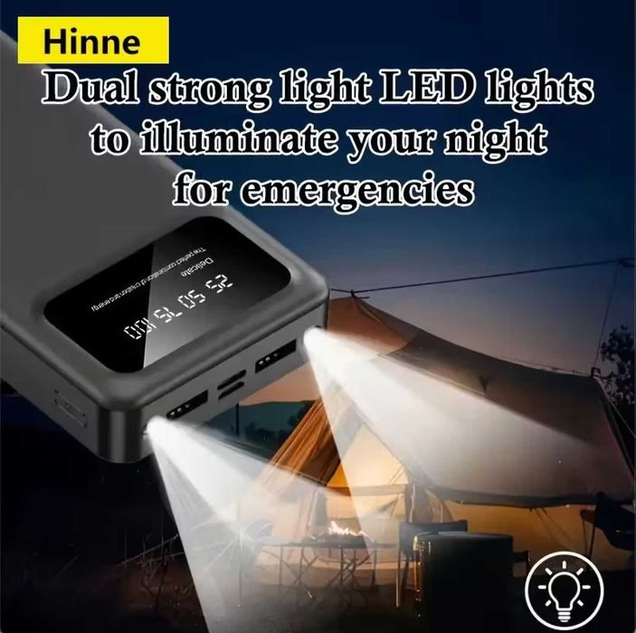 Оригінальний Портативний Повербанк Hinne 20000 з високою ємністю