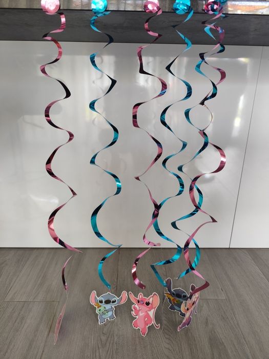 Conjunto decoração de festa aniversário do Stitch