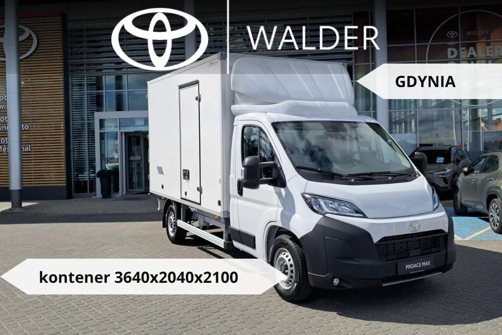 Toyota Proace MAX  od ręki, kontener piekarniczy.