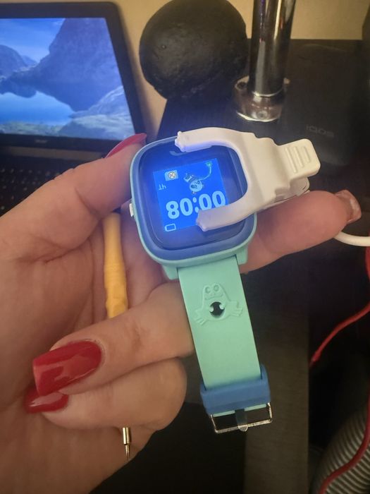 Смарт-годинник Canyon CNE-KW51BL Kids smartwatch GPS Blue (CNE-KW51BL)