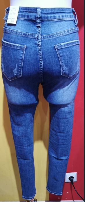 Spodnie jeansy wiązane LAULIA