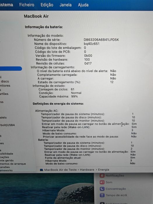 MacBook Air 15" 2023 M2 8GB 256GB Azul Magic Mouse C/Garantia