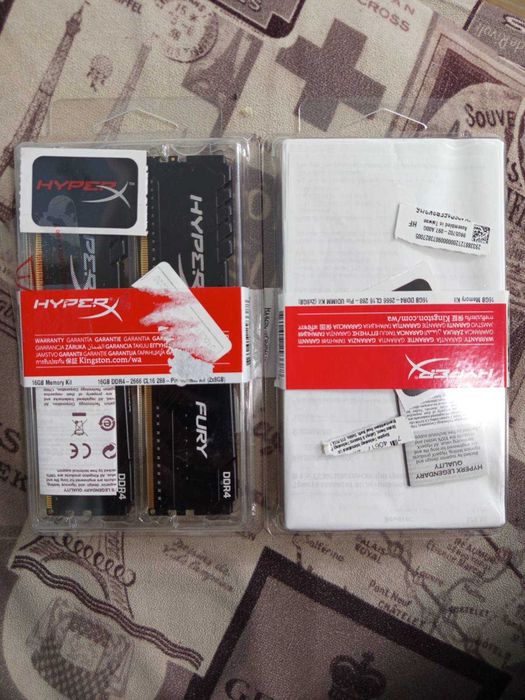 Оперативна пам'ять HyperX DDR4-2666 16384MB (Kit of 2x8192) Fury Black