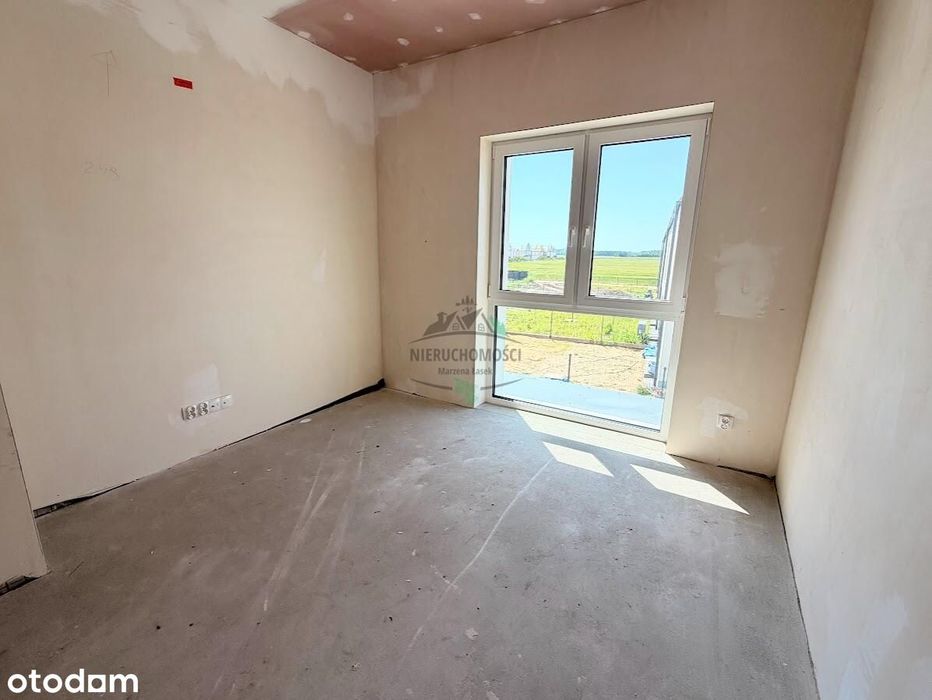 Dom 119,5m2 , działka 200m2, gotowy do wykończenia, Dobrzykowice