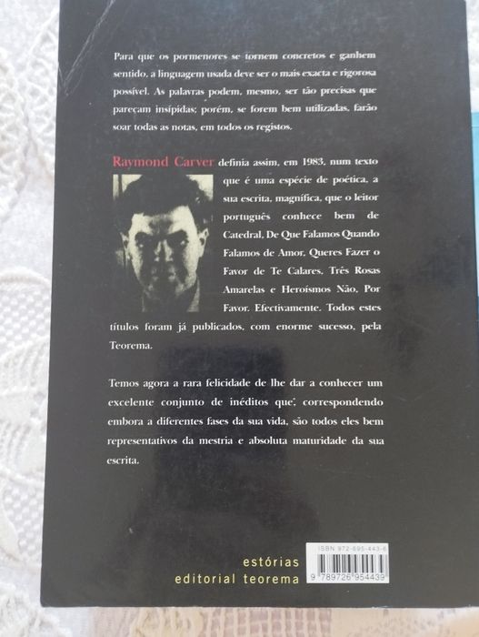 Telefona se precisares de mim -Raymond Carver