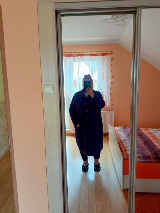 Sweter płaszczyk wdzianko z bukli