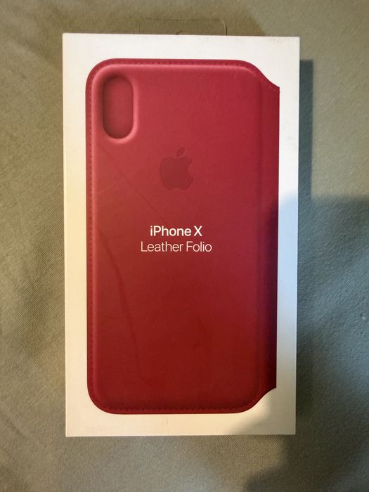 Skórzane Apple Folio iPhone X ORYGINAŁ/NOWE
