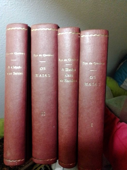 4 livros de eça de queiros de 1944