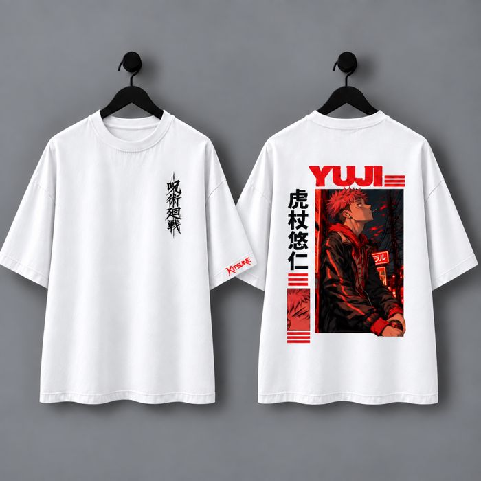 T-shirt oversize Kitsune | Coleção Jujutsu Kaisen