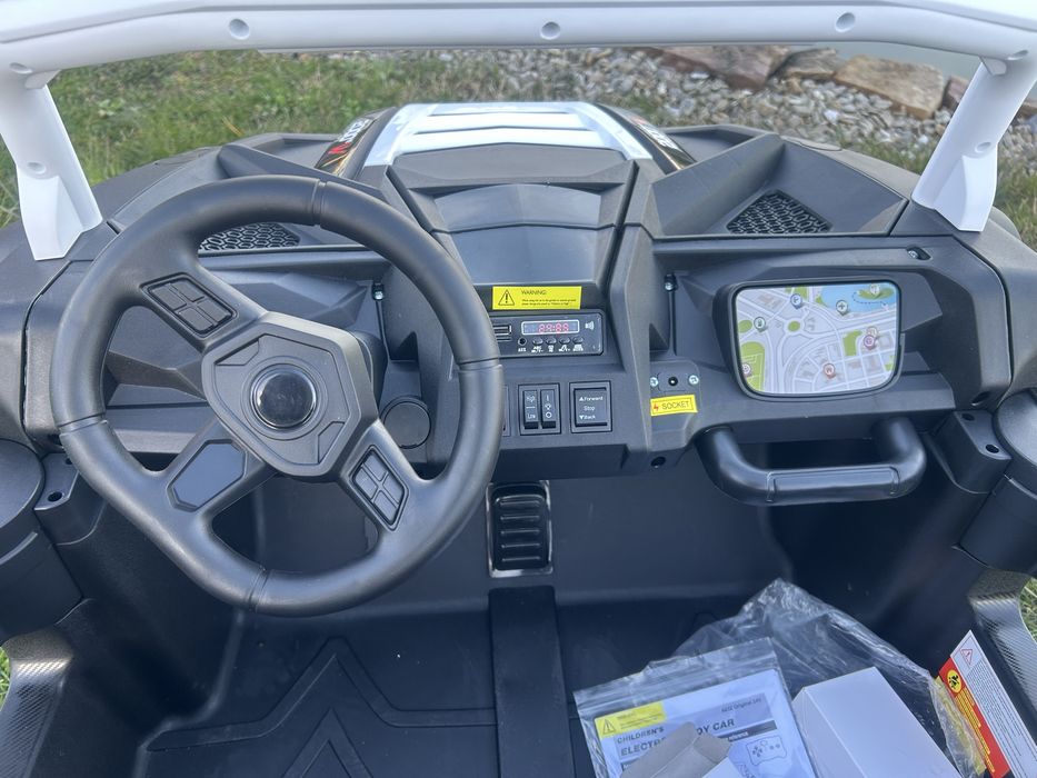 Ogromny Buggy Auto na akumulator dla 2 dzieci 4X200W 24V 14Ah 4X4 LED