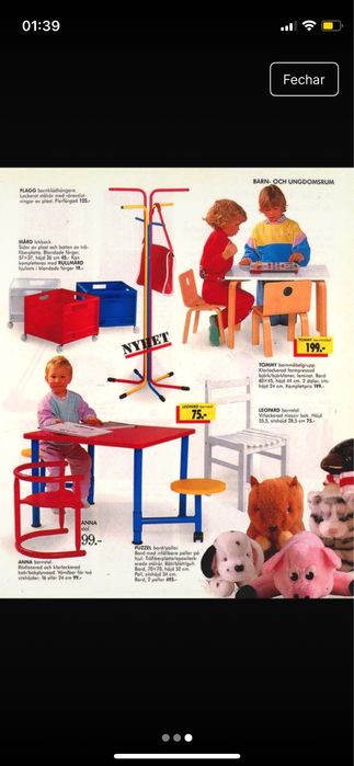 Bengaleiro Plagg Ikea - Estilo Memphis