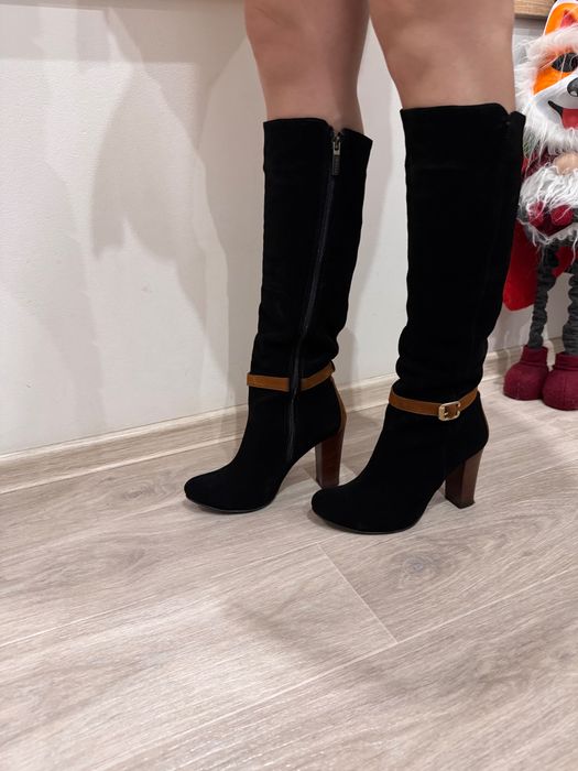 Сапог, черевики, замшеві