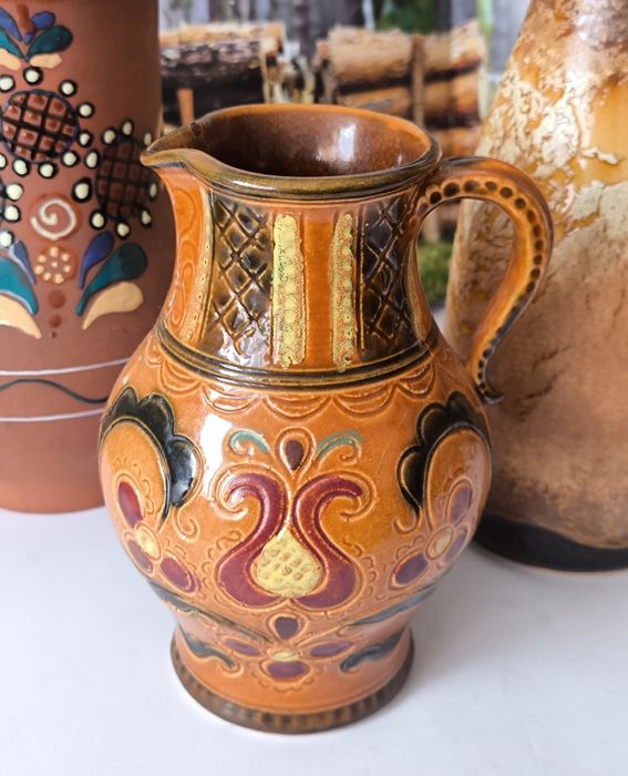 Dzbanek piękna stara ceramika Austria