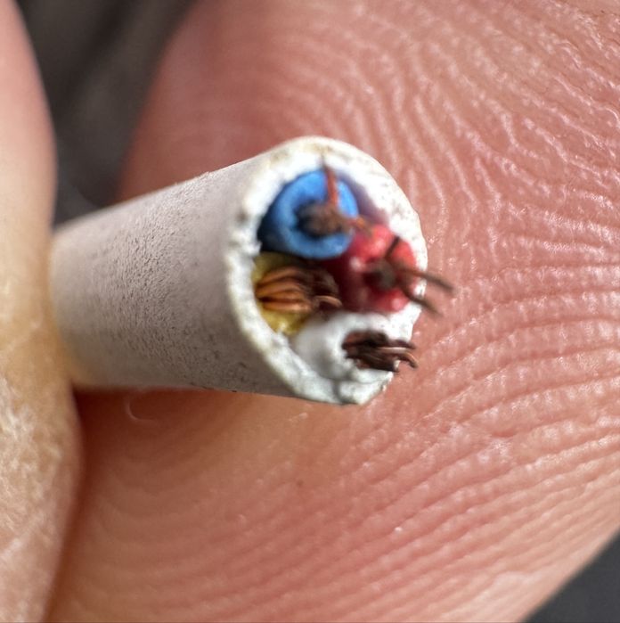 Cabo multifiliar 4 linhas para sistema de rega