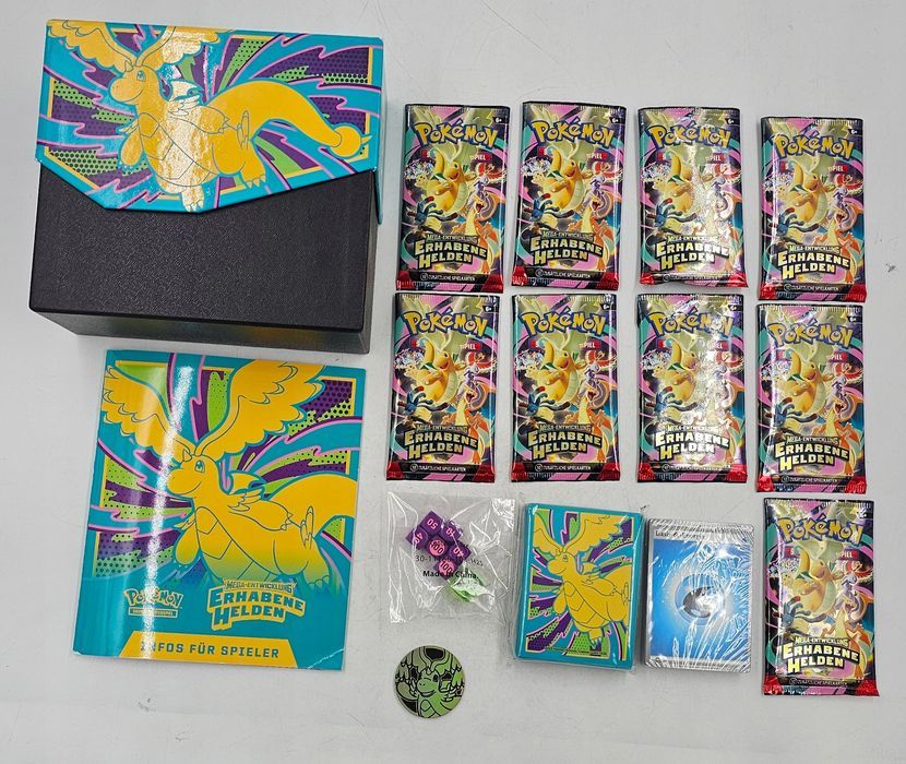 outlet pokémon tcg: mega evolution - elite trainer box - dragonite de