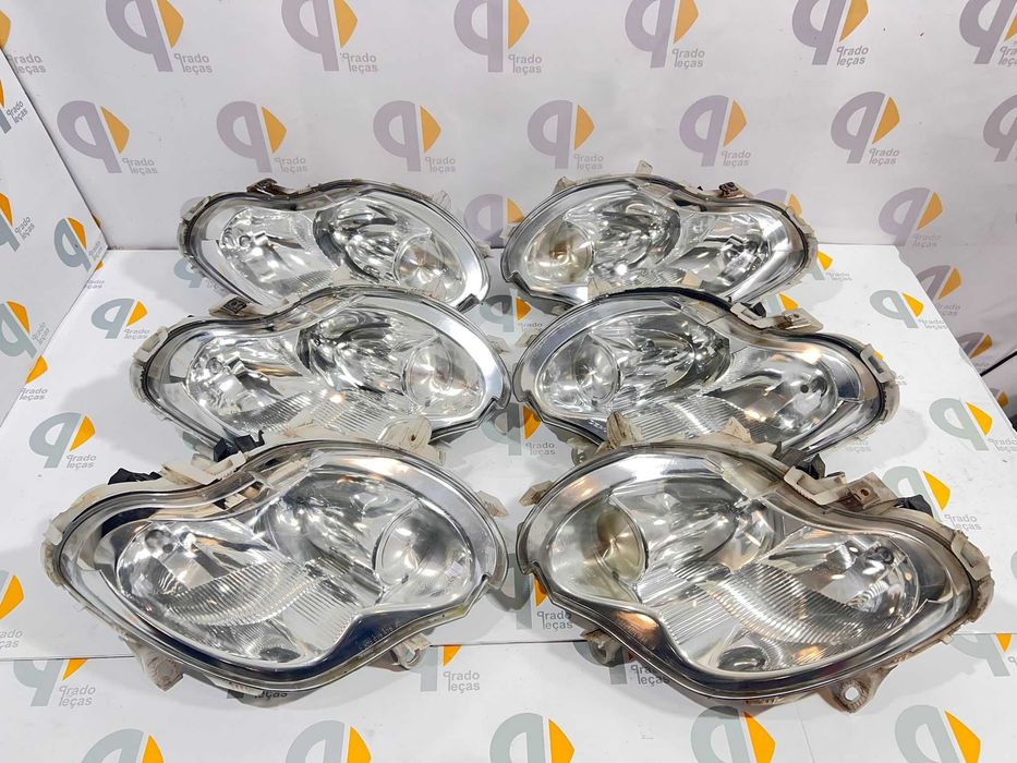 faróis farol optica opticas frente smart fortwo 450 2g