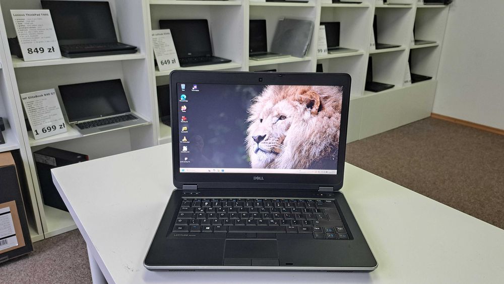 Solidny Dell Latitude E6440 14" i5 8GB 256SSD HD+ HDMI DVD Kl. A WIN11