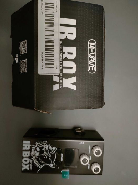 Pedal Cab-sim M-Vave IR-BOX como novo na caixa
